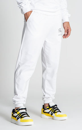 White Showstopper Joggers