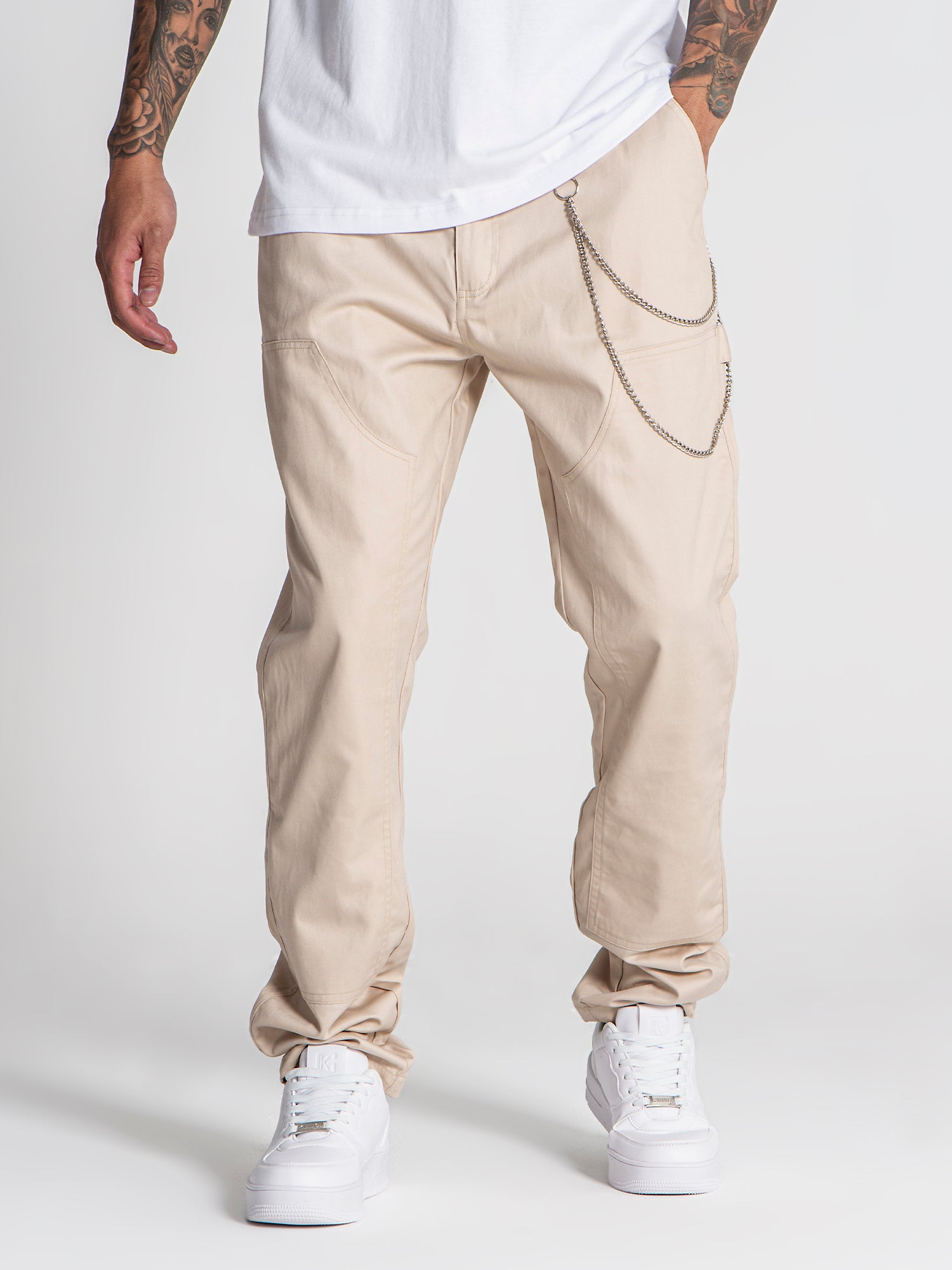 Beige Los Felices Pants