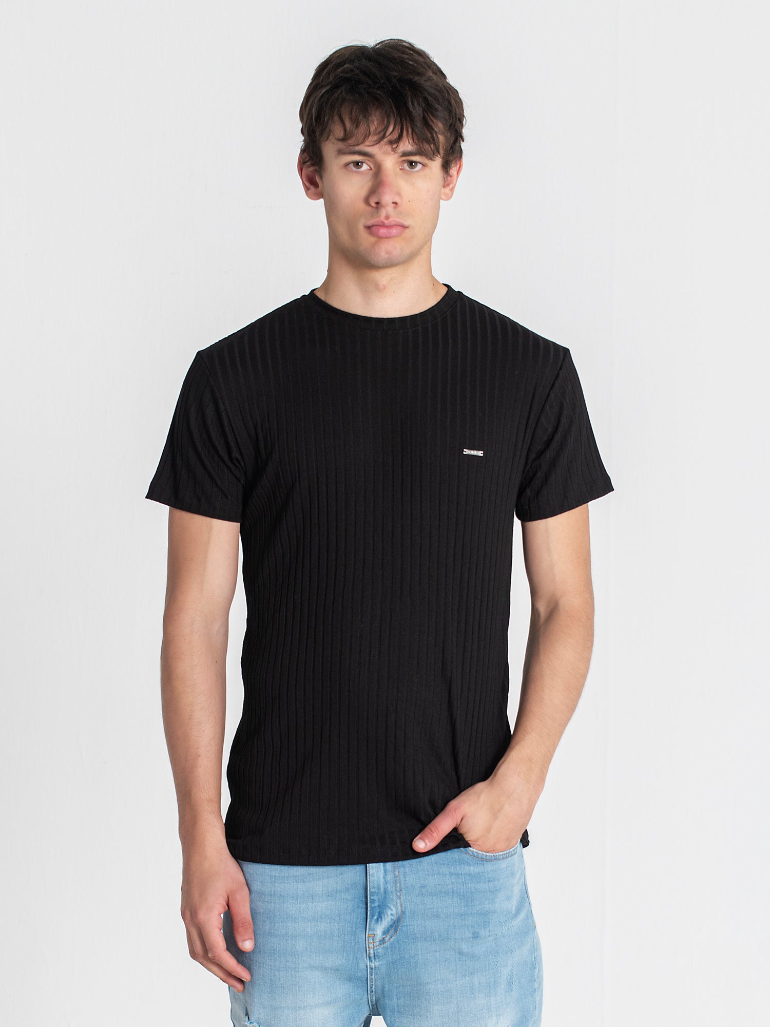 Black Rib Tee