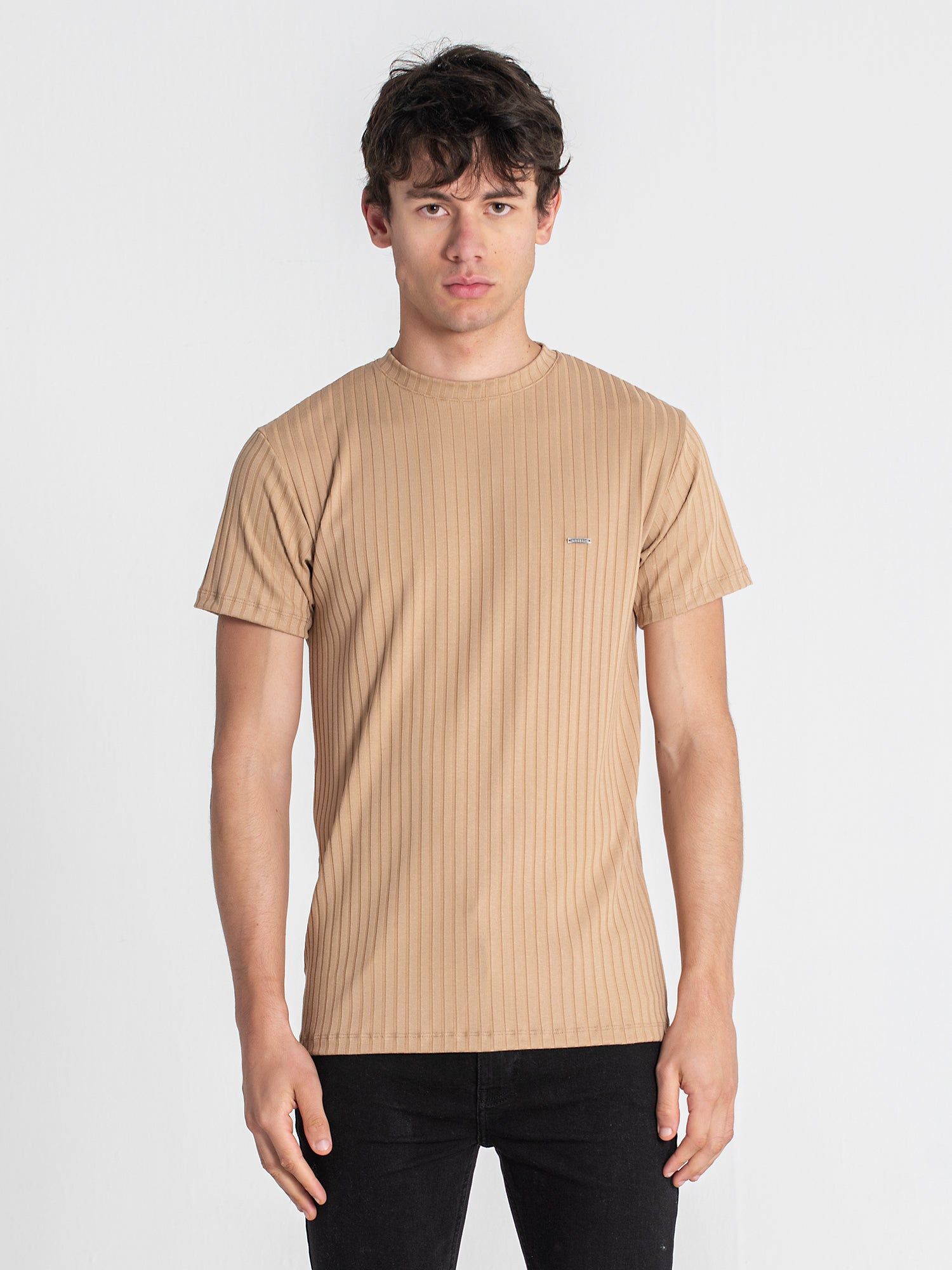 Camel Rib Tee