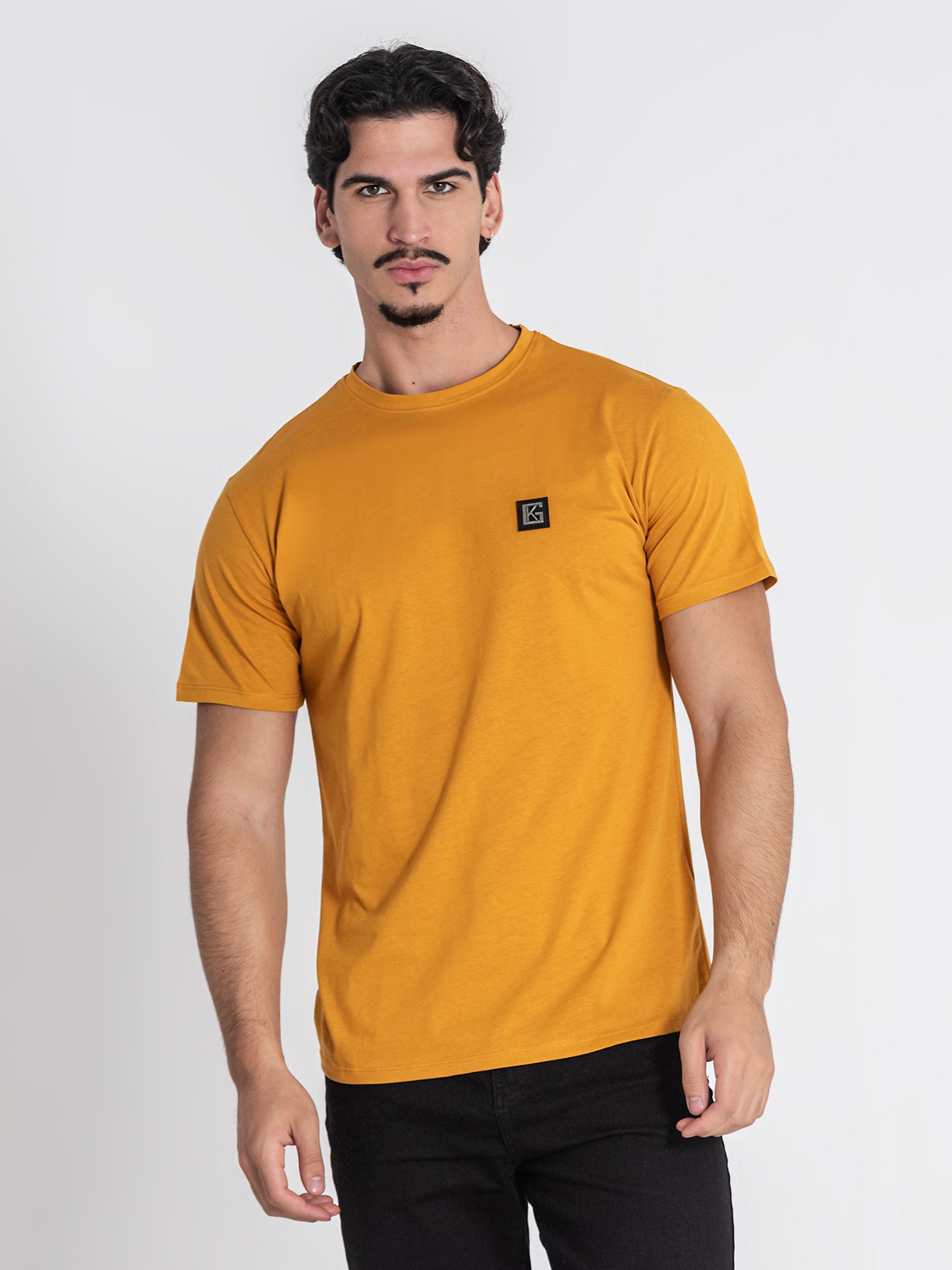 Yellow GK Plaque Tee