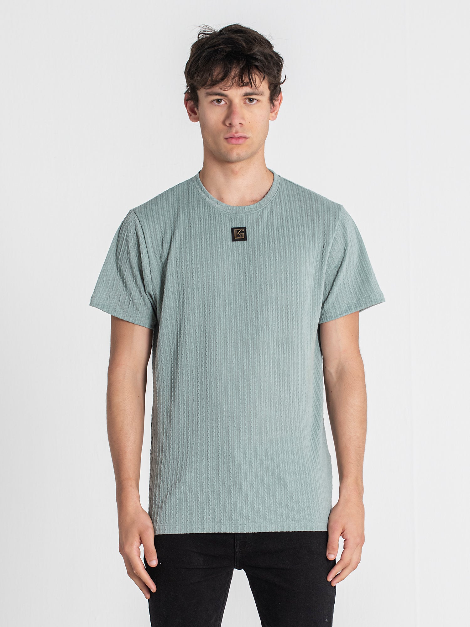 t-shirts / Green Texture Tee