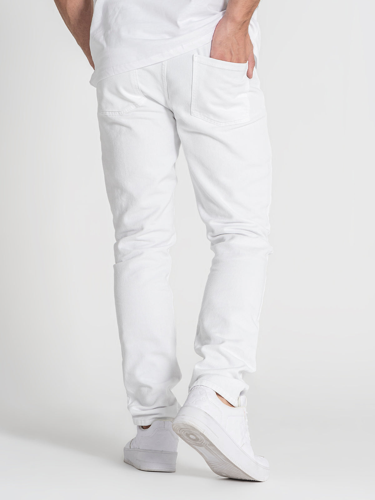 jeans / White Straight-Leg Jeans