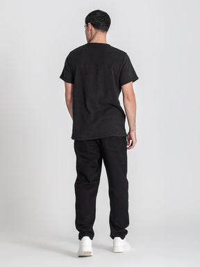 t-shirts / Black Texture Tee