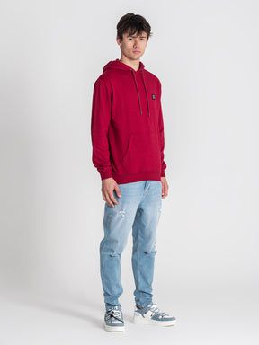 hoodies / Burgundy Alert Hoodie