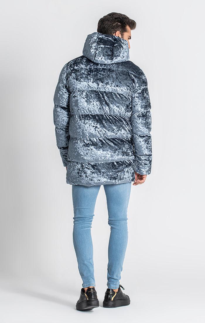 puffers / Grey Sheen Puffer Coat