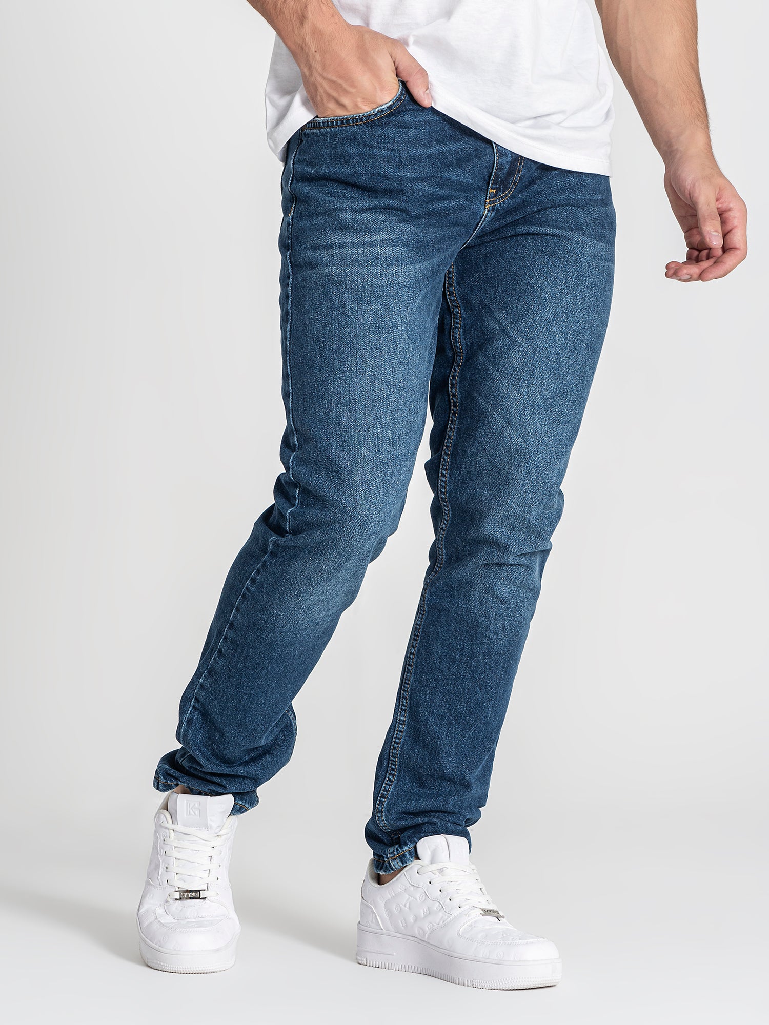 jeans / Dark Blue Core Straight-Leg Jeans