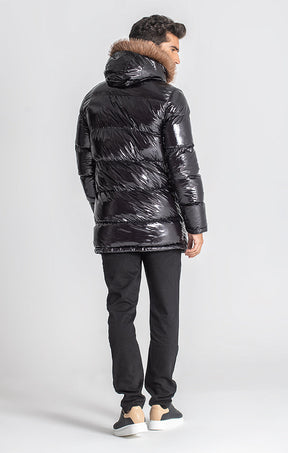 overcoats / Black iD Glossy Coat