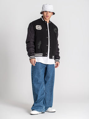 bombers / Black Patches Bomber Jacket