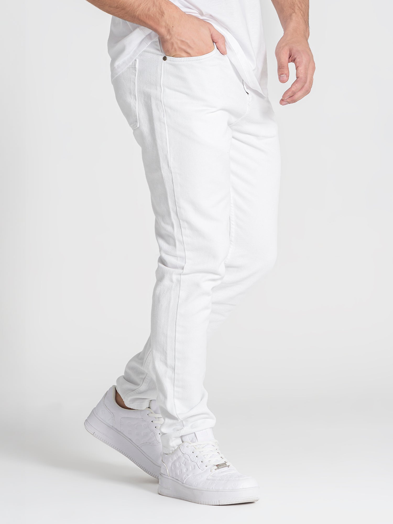 jeans / White Straight-Leg Jeans