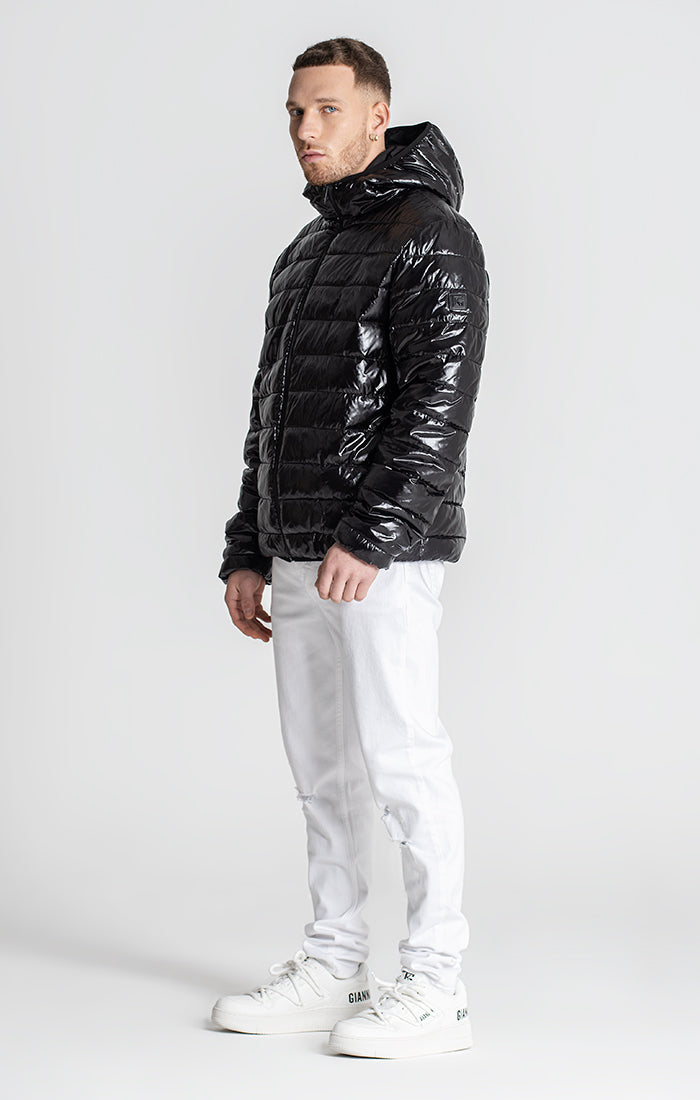 Black Team Puffer Jacket