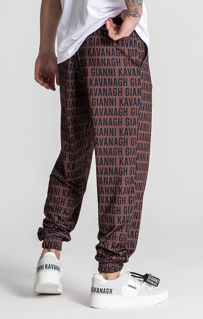 Brown Tag Joggers