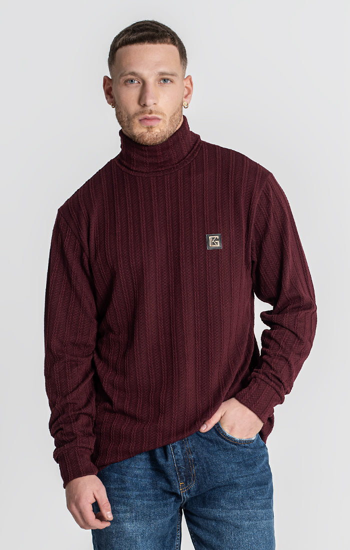 Burgundy Cosy Turtleneck