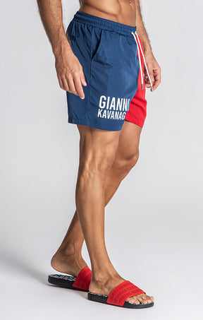 Blue Divide Swimshorts