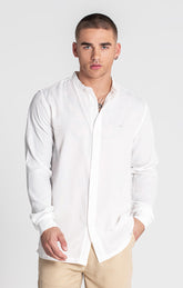 White Linen Grandad Shirt