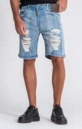 Medium Blue GK25 Denim Shorts