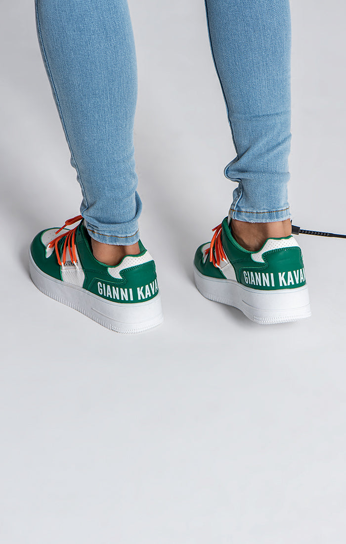 Green Wrapped Sneakers