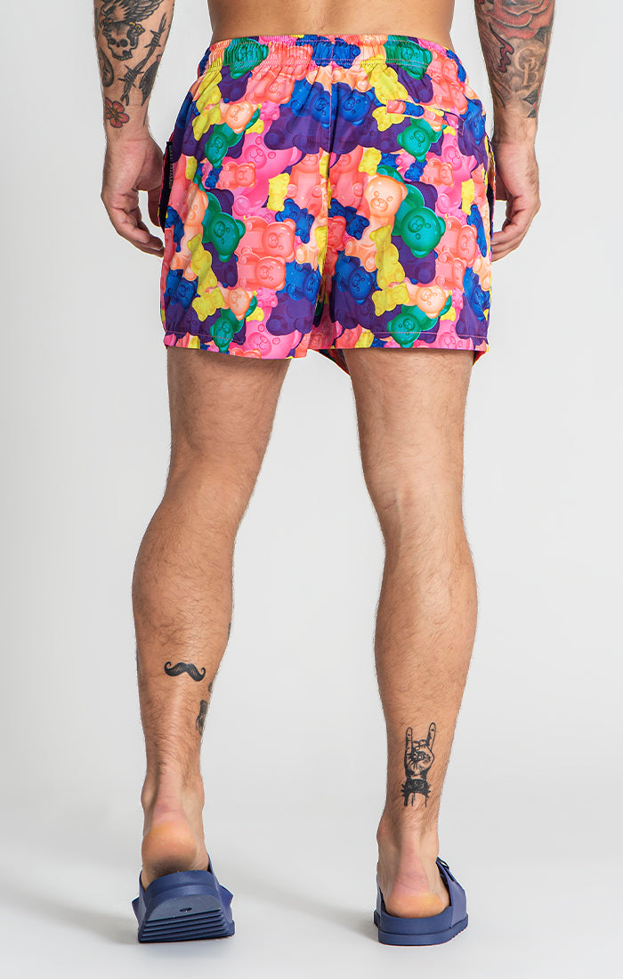 Multicolor Gummy Swimshorts