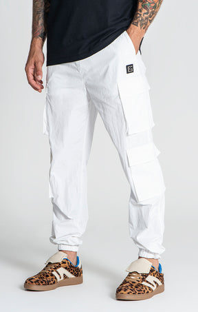 White Utilitary Pants