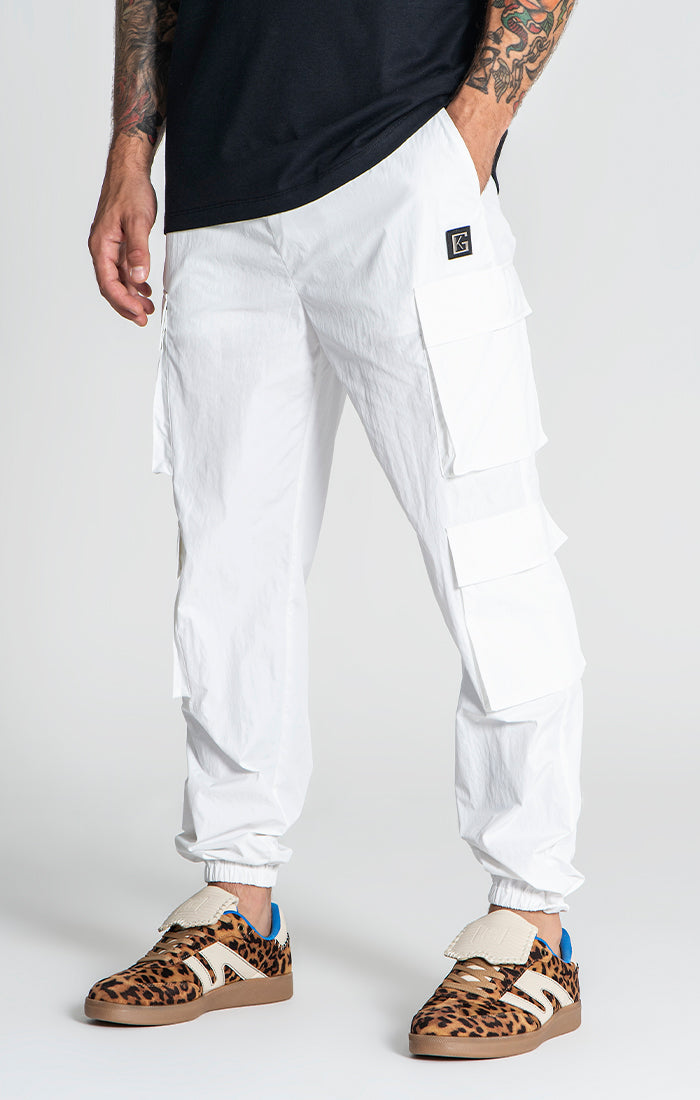 White Utilitary Pants