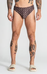 Brown ChoKo Swim briefs