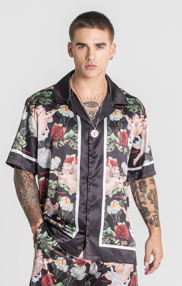 Multicolor Angelical Satin Shirt