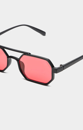 Red Hexa Sunglasses