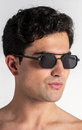 Black Hexa Sunglasses