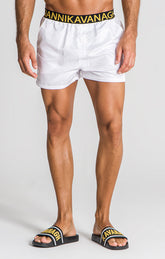 White Pump Luxe Swimshorts